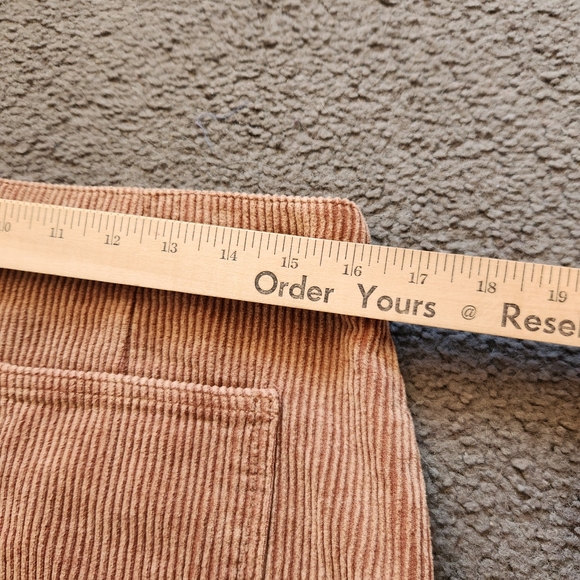 Y2K POL Skirt Women’s Large Beige Studs Micro Mini Bratz Embellished Raw Hem - Picture 5 of 6